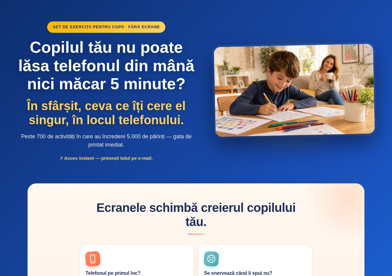 Romania kids product page